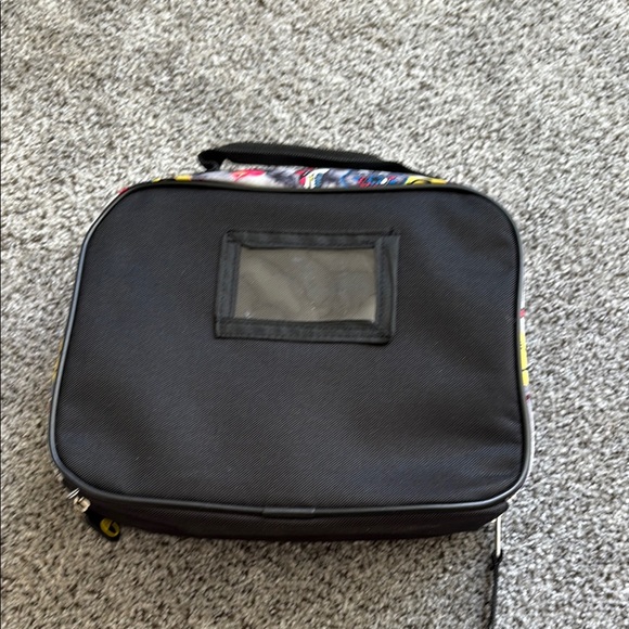 Smiley Face Kids Lunchbox - Black and Yellow - Picture 3 of 4